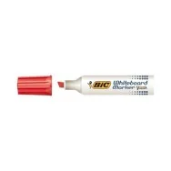 Marcatore per Lavagne Velleda 1781 Bic - Punta Scalpello - 940926 (Rosso Conf. 12)