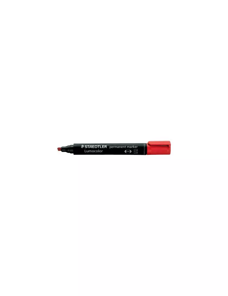 Marcatore Lumocolor Permanent 350 Staedtler - Punta Scalpello - 2-5 mm - 350-9 (Nero) Marcatore Lumocolor Permanent 350 Staedtler - Punta Scalpello - 2-5 mm - 350-9 (Nero)