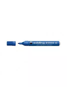 Marcatore Permanente 2000C Edding - Punta Tonda - 1,5-3 mm - E-2000C 003 (Blu Conf. 10)