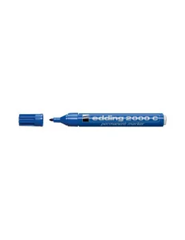 Marcatore Permanente 2000C Edding - Punta Tonda - 1,5-3 mm - E-2000C 003 (Blu Conf. 10)