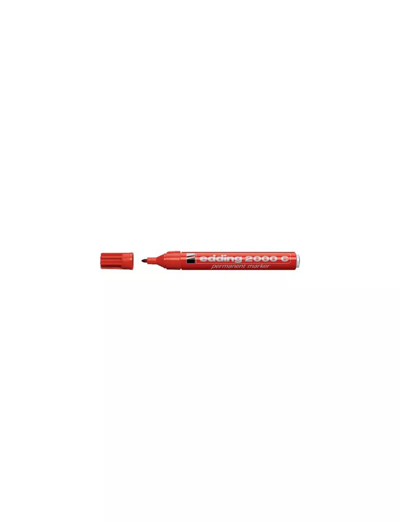 Marcatore Permanente 2000C Edding - Punta Tonda - 1,5-3 mm - E-2000C 002 (Rosso Conf. 10) Marcatore Permanente 2000C Edding - Punta Tonda - 1,5-3 mm - E-2000C 002 (Rosso Conf. 10)