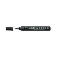 Marcatore Permanente 2200C Edding - Punta Scalpello - 1-5 mm - E-2200C 001 (Nero Conf. 10)