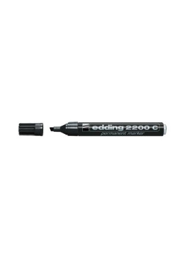 Marcatore Permanente 2200C Edding - Punta Scalpello - 1-5 mm - E-2200C 001 (Nero Conf. 10)