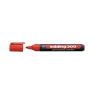 Marcatore Permanente 300 Edding - Punta Tonda - 1,5-3 mm - 4-300002 (Rosso Conf. 10)