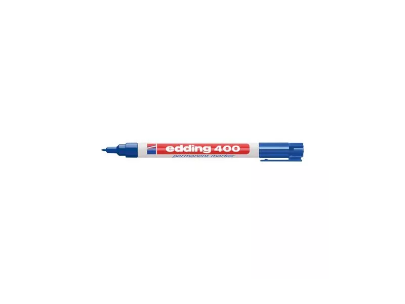 Marcatore Permanente 400 Edding - Punta Tonda - 2-4 mm - E-400 003 (Blu Conf. 10)