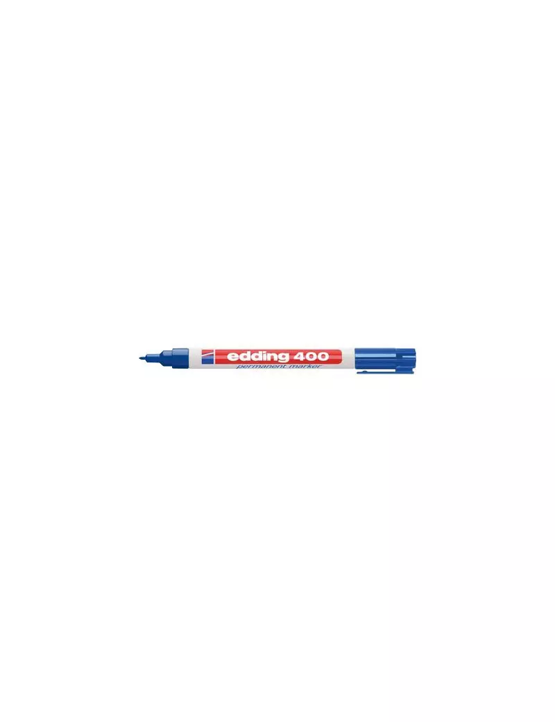 Marcatore Permanente 400 Edding - Punta Tonda - 2-4 mm - E-400 003 (Blu Conf. 10) Marcatore Permanente 400 Edding - Punta Tonda - 2-4 mm - E-400 003 (Blu Conf. 10)