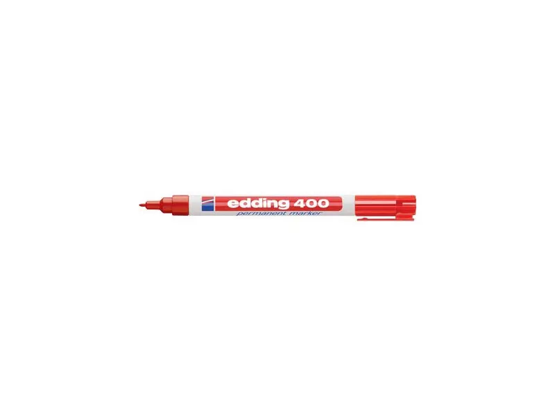 Marcatore Permanente 400 Edding - Punta Tonda - 2-4 mm - E400-002 (Rosso Conf. 10) Marcatore Permanente 400 Edding - Punta Tonda - 2-4 mm - E400-002 (Rosso Conf. 10)