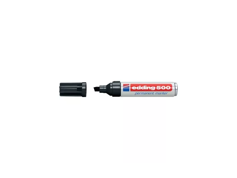 Marcatore Permanente 500 Edding - Punta Scalpello - 2-7 mm - E-500 001 (Nero) Marcatore Permanente 500 Edding - Punta Scalpello - 2-7 mm - E-500 001 (Nero)