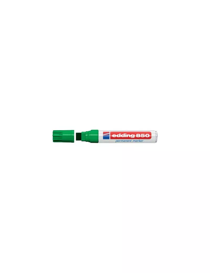 Marcatore Permanente 850 Edding - Punta Scalpello - 5-16 mm - E-850 004 (Verde) Marcatore Permanente 850 Edding - Punta Scalpello - 5-16 mm - E-850 004 (Verde)
