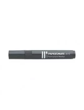 Marcatore Permanente W10 Paper Mate - Punta Scalpello - 1,2-5 mm - S0192654 (Nero Conf. 12)