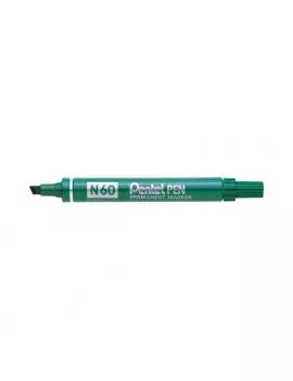 Marcatore Permanente N60 Pentel - Punta Scalpello - 3,9-5,5 mm - N60-C (Blu)