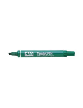 Marcatore Permanente N60 Pentel - Punta Scalpello - 3,9-5,5 mm - N60-B (Rosso)