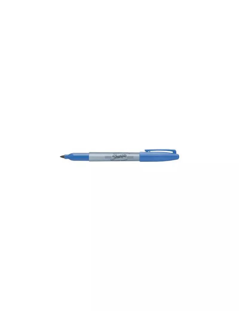 Marcatore Permanente Sharpie Paper Mate - Fine - Punta Tonda - S0810950 (Blu Conf. 12)