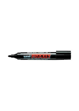 Marcatore Permanente Uni Prockey Uni-Ball - Punta Tonda - 1,2-1,8 mm - M-122-N (Nero)