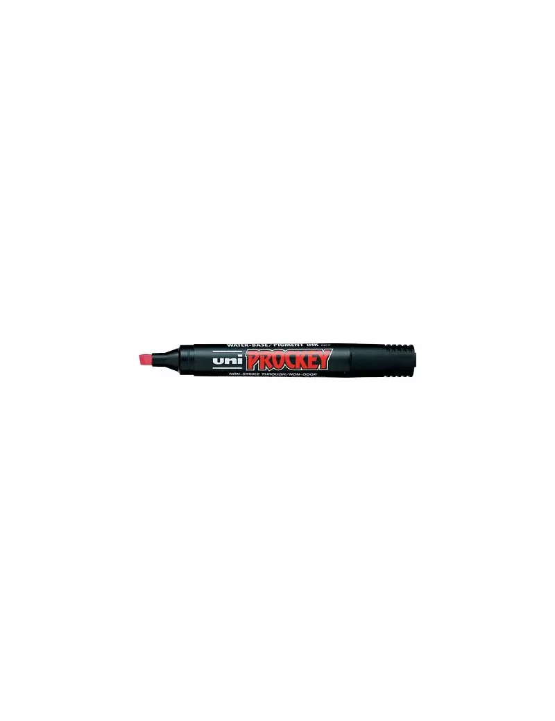 Marcatore Permanente Uni Prockey Uni-Ball - Punta Scalpello - 1-5,7 mm - M-126-R (Rosso) Marcatore Permanente Uni Prockey Uni-Ball - Punta Scalpello - 1-5,7 mm - M-126-R (Rosso)
