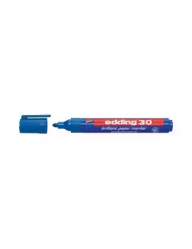 Marcatore Permanente 30 Edding - Punta Tonda - 4-30003 (Blu)