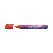Marcatore Permanente 30 Edding - Punta Tonda - 4-30002 (Rosso)