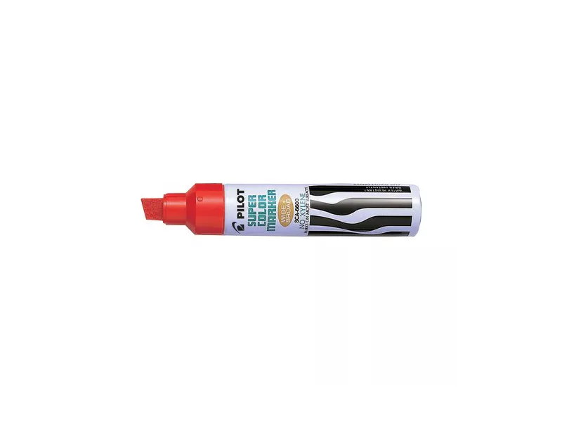 Marcatore Permanente SCA Pilot Maxi 6600 - Punta Scalpello - 3-12,5 mm - 002433 (Rosso)