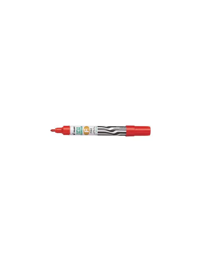 Marcatore Permanente SCA Pilot - Punta Tonda - 1 mm - 002413 (Rosso)