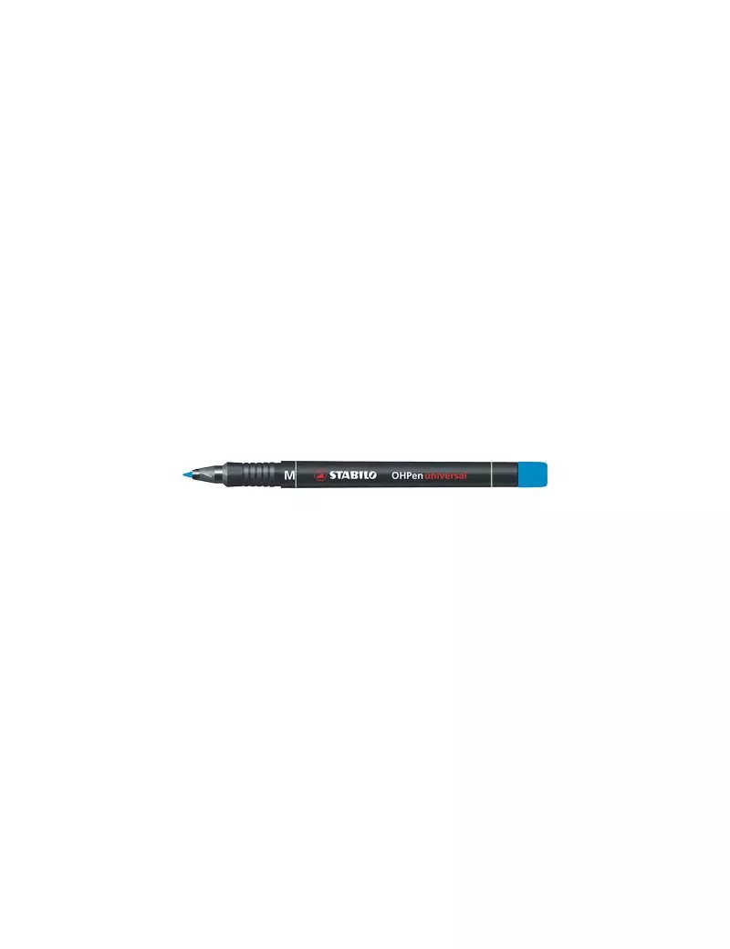 Penna OHPen Universal Permanente Stabilo - Punta Media - 843/41 (Blu Conf. 10)