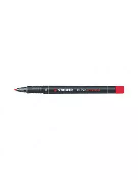 Penna OHPen Universal Permanente Stabilo - Punta Fine - 842/40 (Rosso Conf. 10)