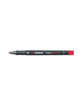 Penna OHPen Universal Permanente Stabilo - Punta Media - 843/40 (Rosso Conf. 10)