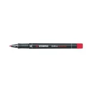 Penna OHPen Universal Permanente Stabilo - Punta Media - 843/40 (Rosso Conf. 10)