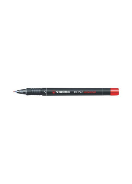 Penna OHPen Universal Permanente Stabilo - Punta Superfine - 841/40 (Rosso Conf. 10)