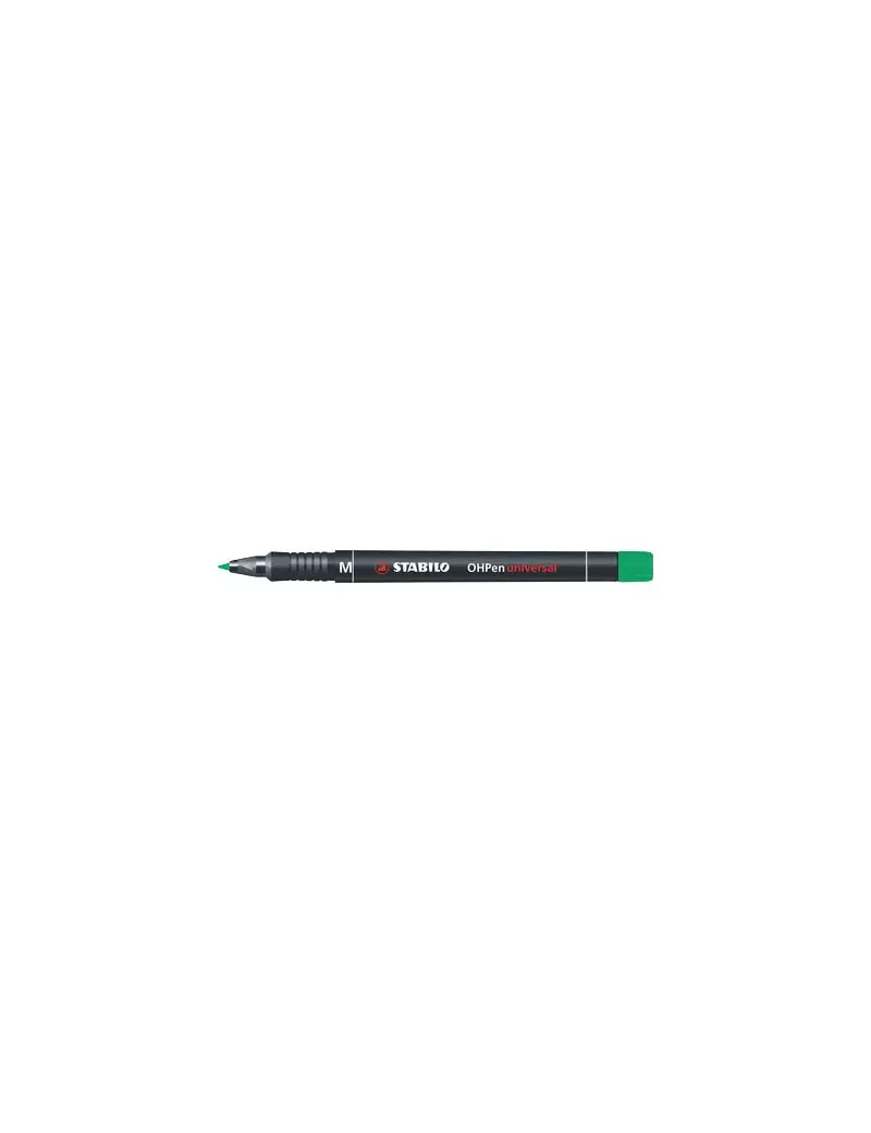 Penna OHPen Universal Permanente Stabilo - Punta Media - 843/36 (Verde Conf. 10)