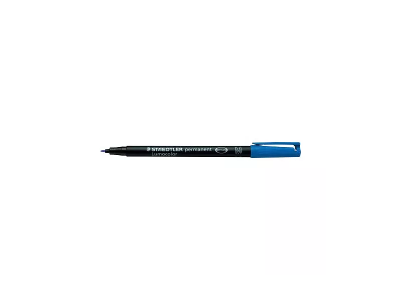 Penna con Punta Sintetica Lumocolor Permanent 317 M Staedtler - Punta Media - 1 mm - 317-3 (Blu) Penna con Punta Sintetica Lumocolor Permanent 317 M Staedtler - Punta Media - 1 mm - 317-3 (Blu)
