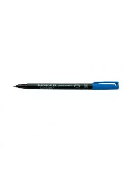 Penna con Punta Sintetica Lumocolor Permanent 313 SF Staedtler - Punta Superfine - 0,4 mm - 313-3 (Blu Conf. 10)