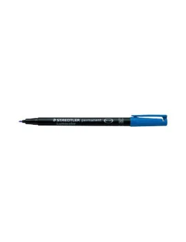 Penna con Punta Sintetica Lumocolor Permanent 313 SF Staedtler - Punta Superfine - 0,4 mm - 313-3 (Blu Conf. 10)