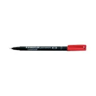 Penna con Punta Sintetica Lumocolor Permanent 318 F Staedtler - Punta Fine - 0,6 mm - 318-9 (Nero Conf. 10)