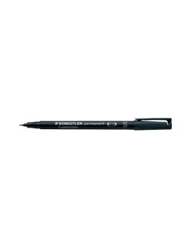 Penna con Punta Sintetica Lumocolor Permanent 313 SF Staedtler - Punta Superfine - 0,4 mm - 313-9 (Nero Conf. 10)