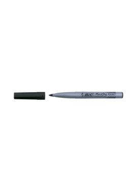 Marcatore Permanente 1445 Bic - Punta Tonda - 1,1 mm - 820902 (Nero Conf. 12)