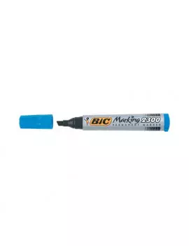 Marcatore Permanente 2300 Bic - Punta Scalpello - 3-5,5 mm - 820925 (Blu Conf. 12)