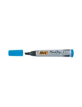 Marcatore Permanente 2300 Bic - Punta Scalpello - 3-5,5 mm - 820924 (Rosso Conf. 12)