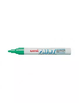 Marcatore Permanente a Vernice Paintmarker Uni-Ball - Punta Tonda - 2,2-2,8 mm - M-PX20-ARG (Argento)