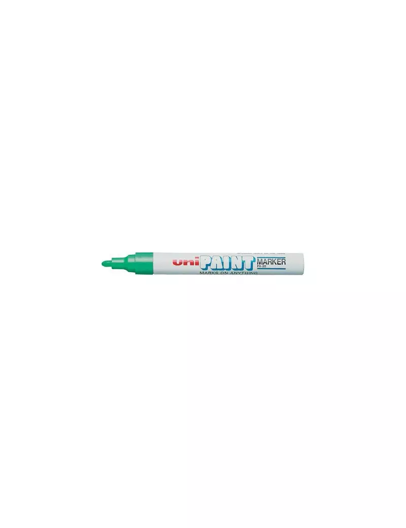 Marcatore Permanente a Vernice Paintmarker Uni-Ball - Punta Tonda - 2,2-2,8 mm - M-PX20-BI (Bianco) Marcatore Permanente a Vernice Paintmarker Uni-Ball - Punta Tonda - 2,2-2,8 mm - M-PX20-BI (Bianco)