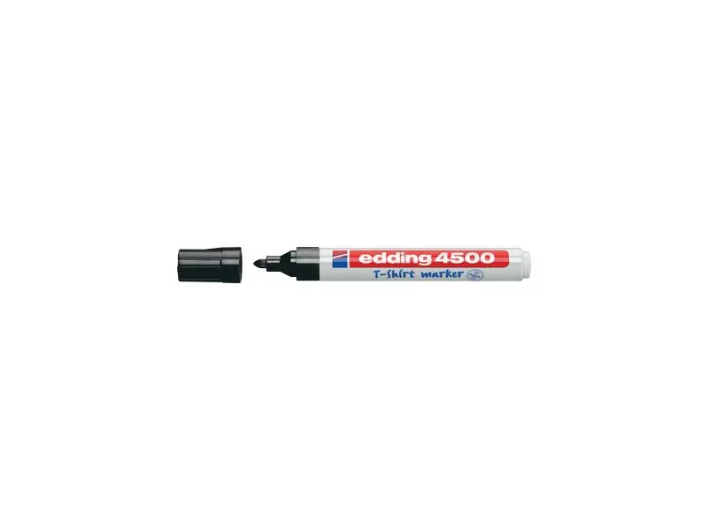 Marcatore Permanente per Tessuti 4500 Edding - Punta Tonda - 2-3 mm - E-4500 001 (Nero) Marcatore Permanente per Tessuti 4500 Edding - Punta Tonda - 2-3 mm - E-4500 001 (Nero)