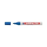 Marcatore Permanente a Vernice 750 Edding - Punta Tonda - 2-4 mm - E-750 003 (Blu)