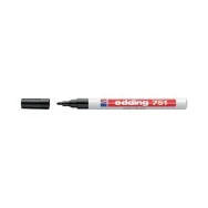 Marcatore Permanente a Vernice 751 Edding - Punta Tonda - 1-2 mm - E-751 001 (Nero)