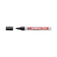 Marcatore Permanente a Vernice 750 Edding - Punta Tonda - 2-4 mm - E-750 001 (Nero)