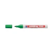 Marcatore Permanente a Vernice 750 Edding - Punta Tonda - 2-4 mm - E-750 004 (Verde)