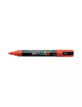 Marcatore a Tempera Uni Posca PC5M Uni-Ball - Punta Tonda - 1,8-2,5 mm - M-PC5M-AC (Arancio)