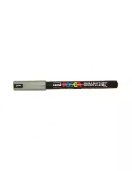 Marcatore a Tempera Uni Posca PC1M Uni-Ball - Punta Tonda - 0,7 mm - M-PC1MR-ARG (Argento)