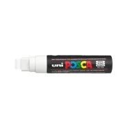 Marcatore a Tempera Uni Posca PC17K Uni-Ball - Punta Scalpello - 15 mm - M-PC17K-BI (Bianco)