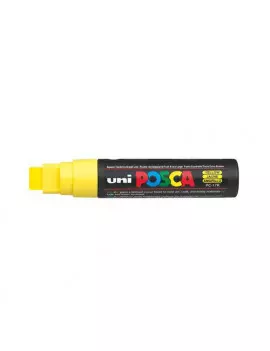 Marcatore a Tempera Uni Posca PC17K Uni-Ball - Punta Scalpello - 15 mm - M-PC17K-G (Giallo)