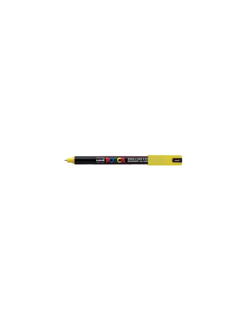 Marcatore a Tempera Uni Posca PC1M Uni-Ball - Punta Tonda - 0,7 mm - M-PC1MR-G (Giallo) Marcatore a Tempera Uni Posca PC1M Uni-Ball - Punta Tonda - 0,7 mm - M-PC1MR-G (Giallo)