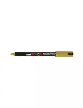 Marcatore a Tempera Uni Posca PC1M Uni-Ball - Punta Tonda - 0,7 mm - M-PC1MR-ORO (Oro)